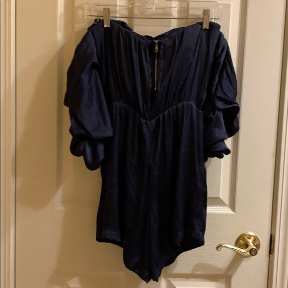 Bardot Strapless Romper - Picture 2 of 3